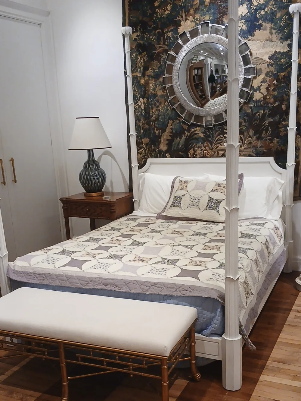 Beautiful Cottagecore  Twin Quilted Patchwork Bedspread & Matching Sham Set 🌟